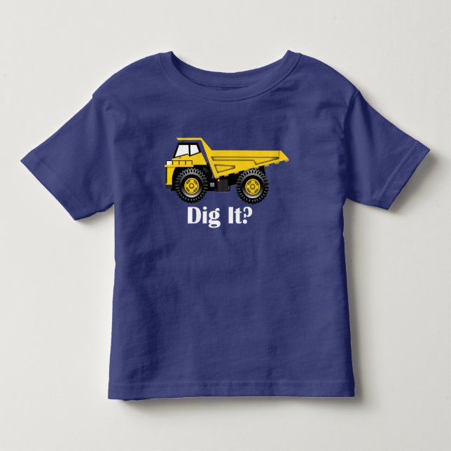 Gräv det? - Småbarn Bra Jersey T-Shirt  (Framsida)