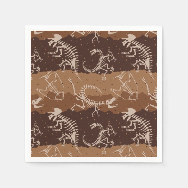 Gräv Dino Gräv Pappersservett (Framsidan)