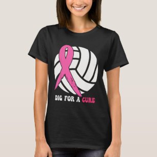 Gräv för en ren bröstcancermedvetenhet med röstbyt t shirt