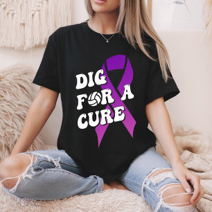 Gräv För Ett Botemedel, Bröstcancer Medvetenhet Vo T Shirt