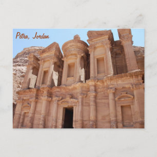 Grav för Petra-Jordanienslott Vykort