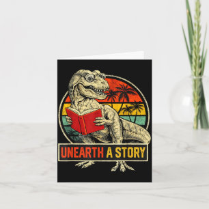 Gräv fram en berättelse dinosaurie läsbok dino t r kort
