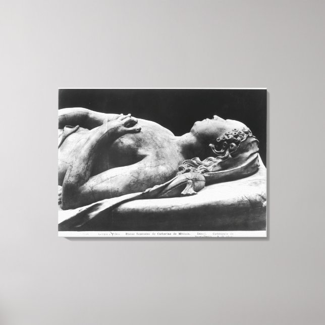 Grav från Catherine de Medici och Henri II Canvastryck (Framsida)