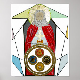 Grav från Christian Rosenkreutz Poster