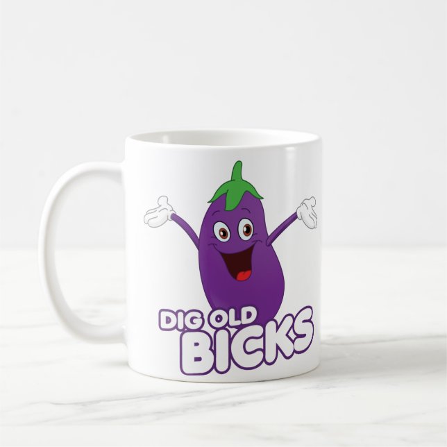 GRÄV GAMLA kärringar Kaffemugg (Vänster)