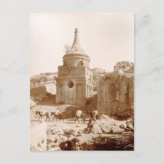 Grav i Absalom i Jerusalem Vykort