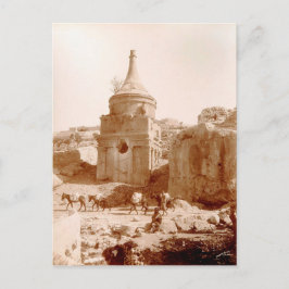 Grav i Absalom i Jerusalem Vykort