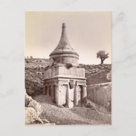 Grav i Absalom i Jerusalem Vykort