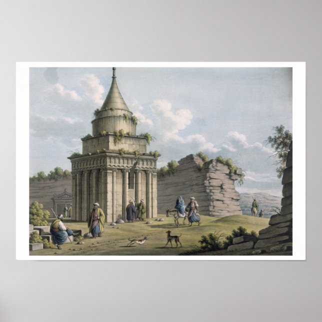 Grav i Absalom, Jerusalem, pub. av William Wa Poster (Framsidan)