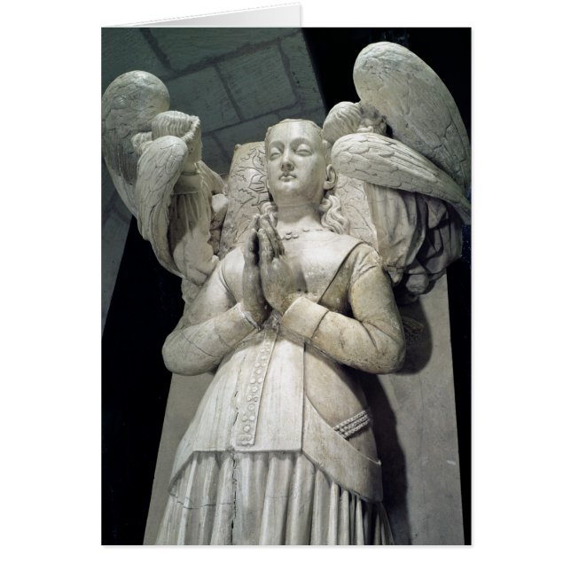 Grav i Agnes Sorel 1450-59 Hälsningskort (Framsidan)