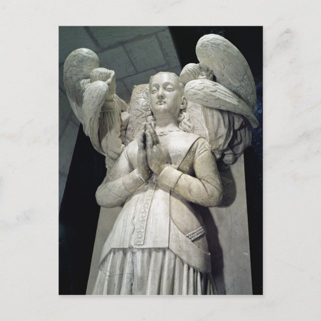 Grav i Agnes Sorel 1450-59 Vykort (Framsida)