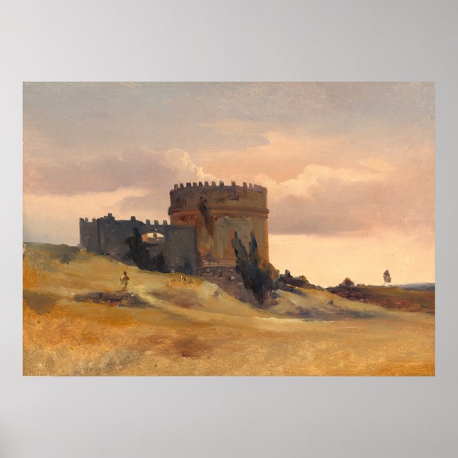 Grav i Caecilia Metella - Fleury Fine Art Poster (Framsidan)