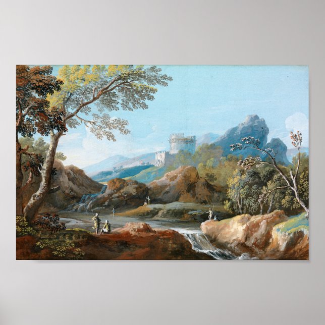 Grav i Cecilia Metella | Giovanni Battista Busiri Poster (Framsidan)