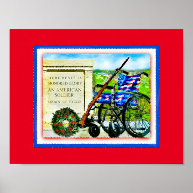 "Grav i den okända soldaten" Poster (Framsidan)