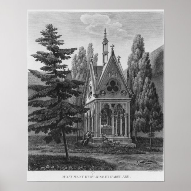 Grav i Heloise och Abelard Poster (Framsidan)