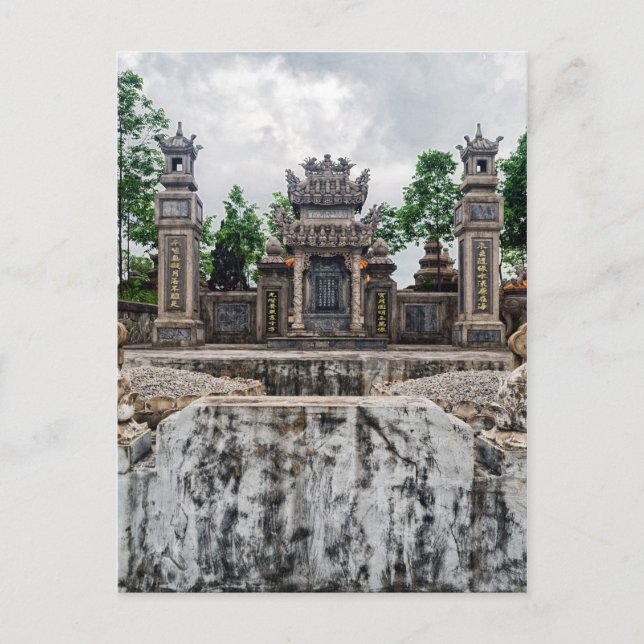 Grav i Hue Graveyard, Vietnam Vykort (Framsida)