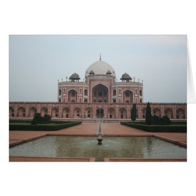 Grav i Humayun Delhi Indien OBS Kort (Framsidan Horizontal)