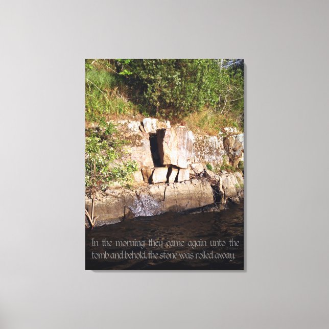 Grav i Jesus-Kanvastrycket Canvastryck (Framsida)