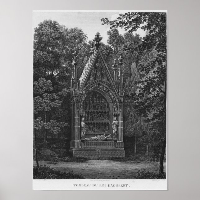 Grav i Kung Dagobert, Musee Monuments Francais Poster (Framsidan)