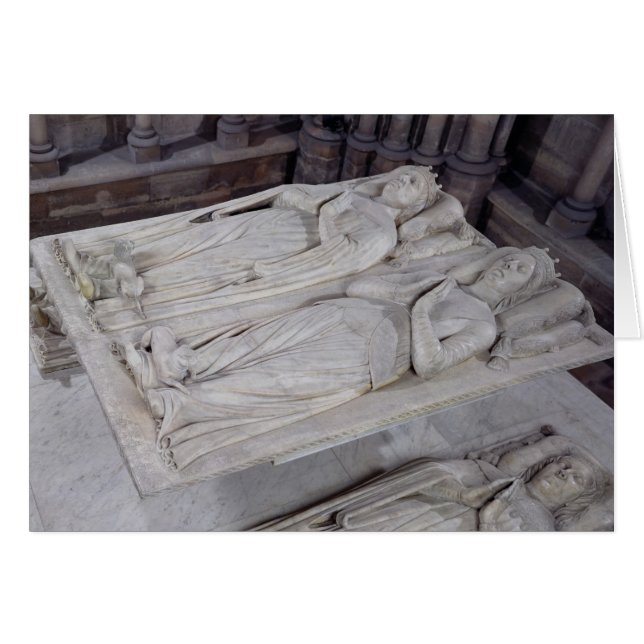 Grav i Louis de Frankrike Hälsningskort (Framsidan Horizontal)
