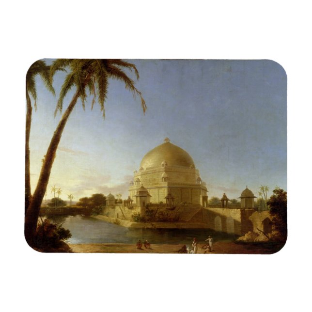 Grav i Sher Shah, Sasaram, Bihar, c.1790 (olja på Magnet (Horisontell)