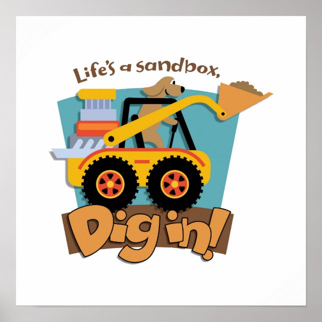 Gräv in! Poster (Framsidan)