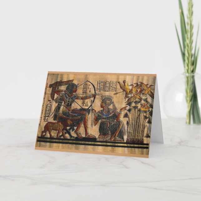 Grav Painting på Papyrus Kort (Framsida)