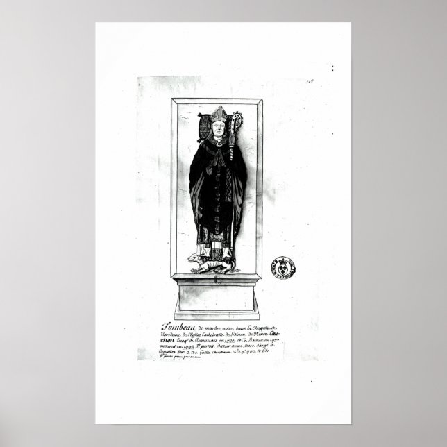 Grav Pierre Cauchon Poster (Framsidan)