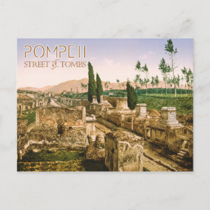 Grav, Pompeji, Italien Vykort