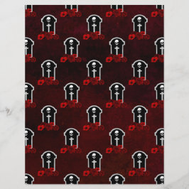 Grav Stones & Ro Halloween Scrapbook Papper