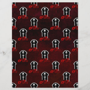 Grav Stones & Ro Halloween Scrapbook Papper