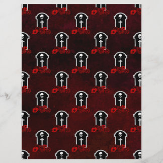 Grav Stones & Ro Halloween Scrapbook Papper