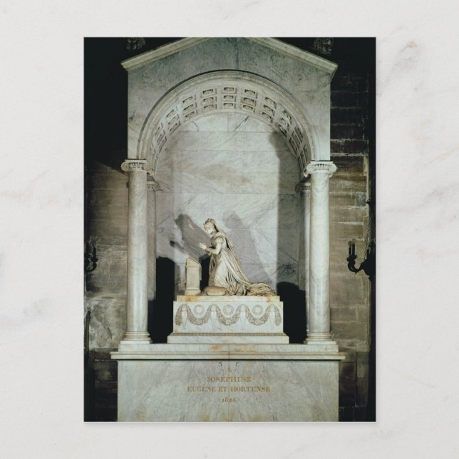 Grav till Empress Josephine 1825 Vykort (Framsida)