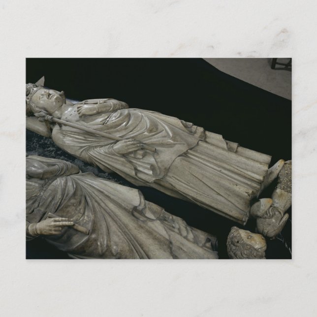 Grav till Philippe IV Le Bel, 1327 Vykort (Framsida)