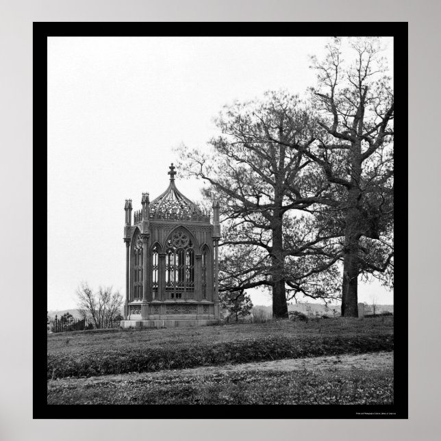 Grav till president James Monroe i Richmond 1865 Poster (Framsidan)