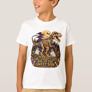 Gräv Upp Söt Sidoskonfektdinosaurie T Shirt