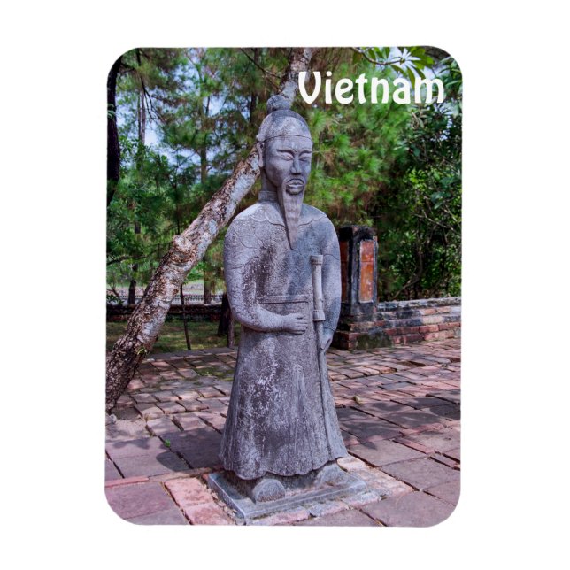 Grav vid Emperor Khai Dinh - Hue, Vietnam Magnet (Vertikal)