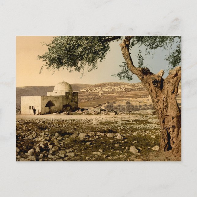 Grav vid Mor Rachel i Betlehem Vykort (Framsida)