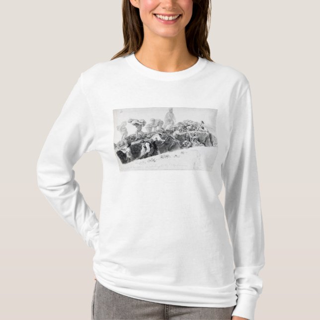 Gräva ett hål för fundamenten t shirt (Framsida)
