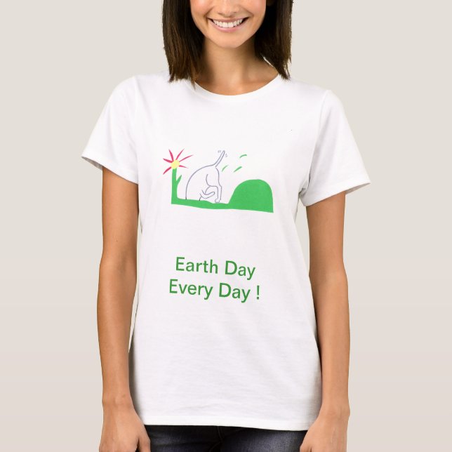 Gräva för jorddaghund tee shirt (Framsida)