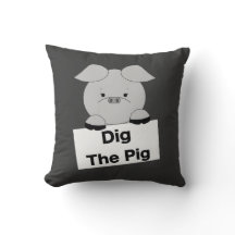 Gräva grisen som grå färg kudder