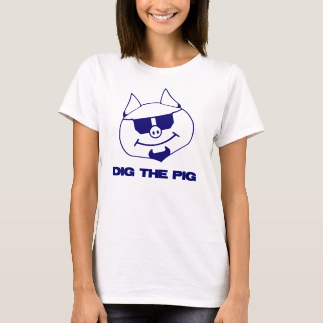 Gräva grisen t-shirt (Framsida)