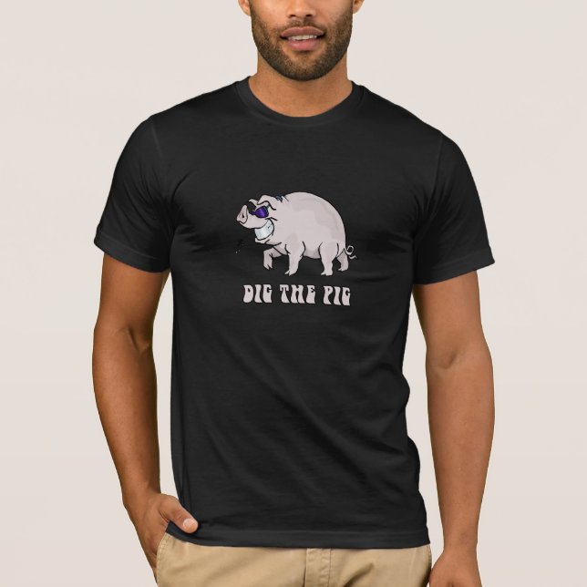 Gräva grisen t-shirt (Framsida)
