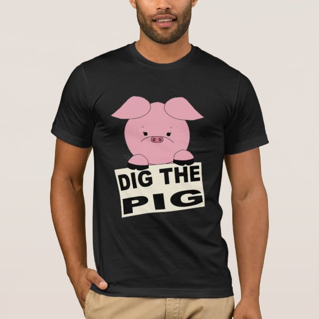 Gräva grismanar Tshirt Tröja (Framsida)