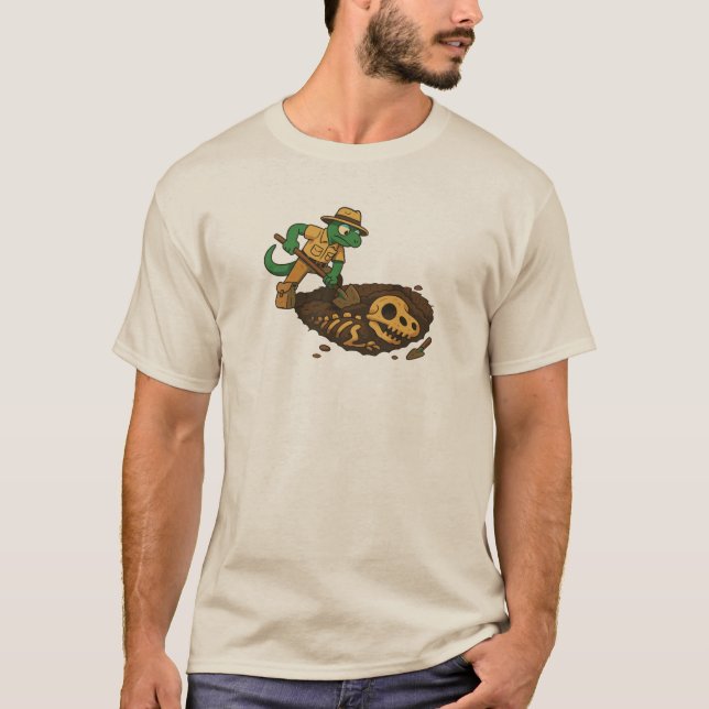 Grävande av fossilbränslen t shirt (Framsida)