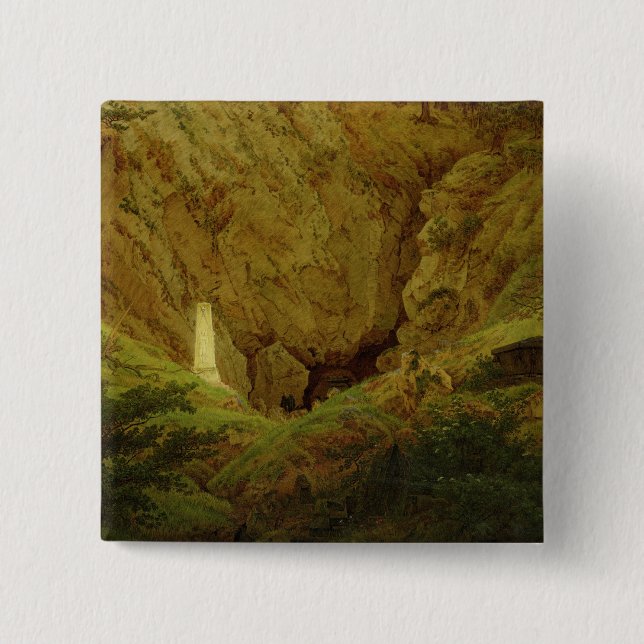 Gravar av forntida hjältar, 1812 knapp (Framsida)