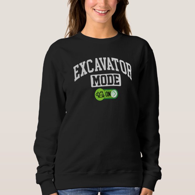 Grävarmod På   Tung Utrustning Förare T Shirt (Framsida)
