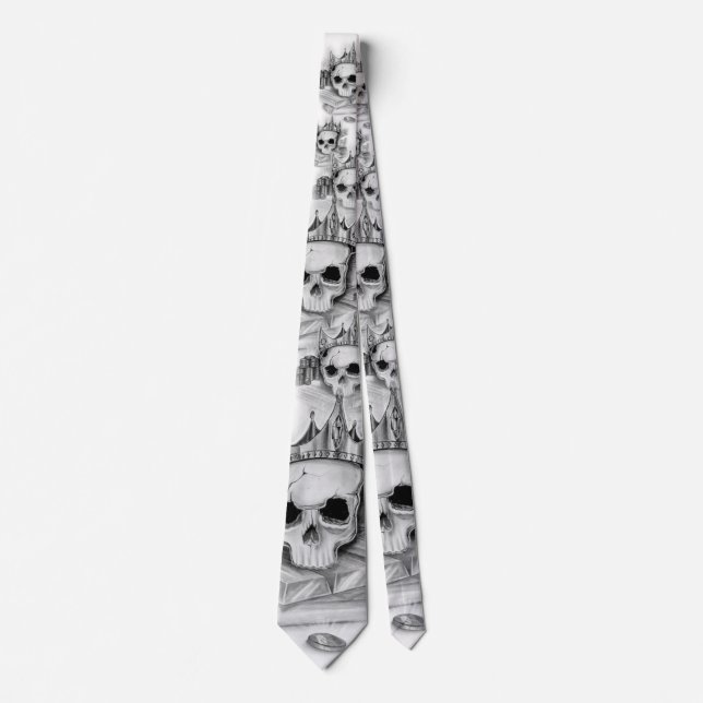 Gravata de caveira / Necktie Skull and gold Slips (Framsida)