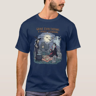 Grave Expections" Spooky Gathering Halloween T Shirt