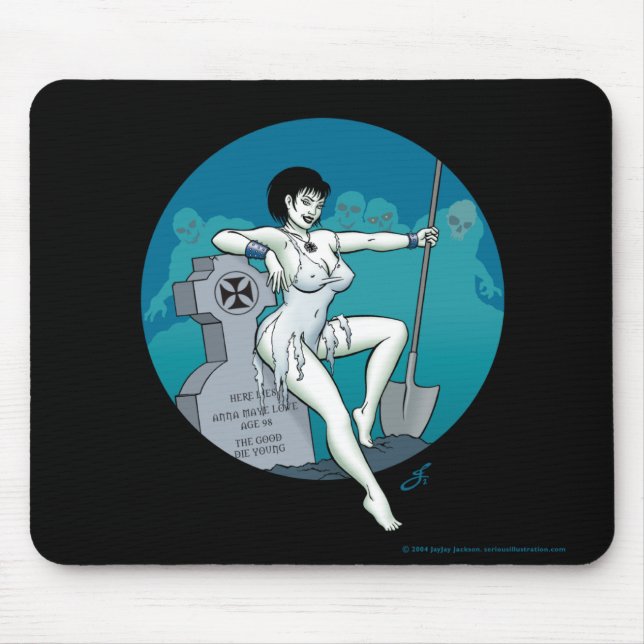 Grave Girl Mouse Pad Musmatta (Framsidan)